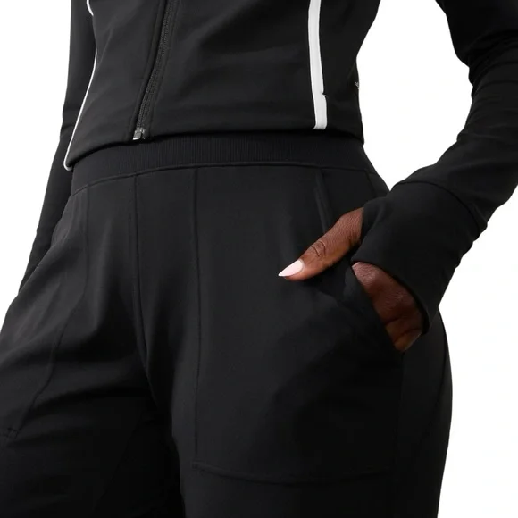 NWT Athleta Venice Joggers Medium Tall Black - Picture 5 of 16